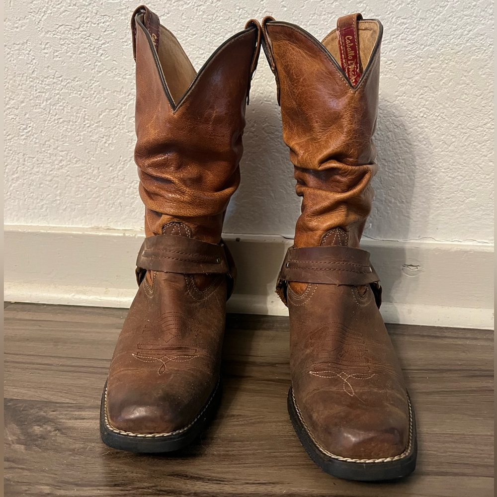 Authentic leather boots